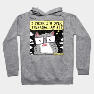 Over Thinking Cat Hoodie